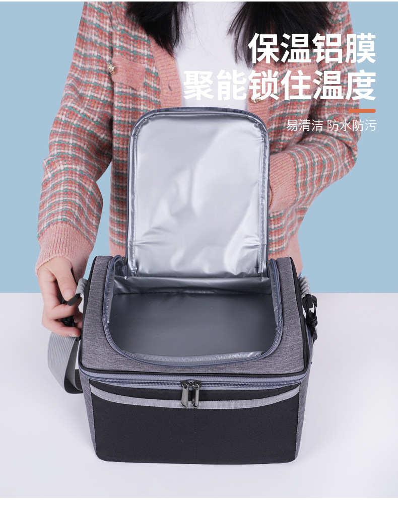 Multi-functional insulated ice packs, picnic bags, portable refrigerated bags, crossbody bags, outdoor tableware, insulated boxes, aluminum foil bags - essential for travel detail image 6