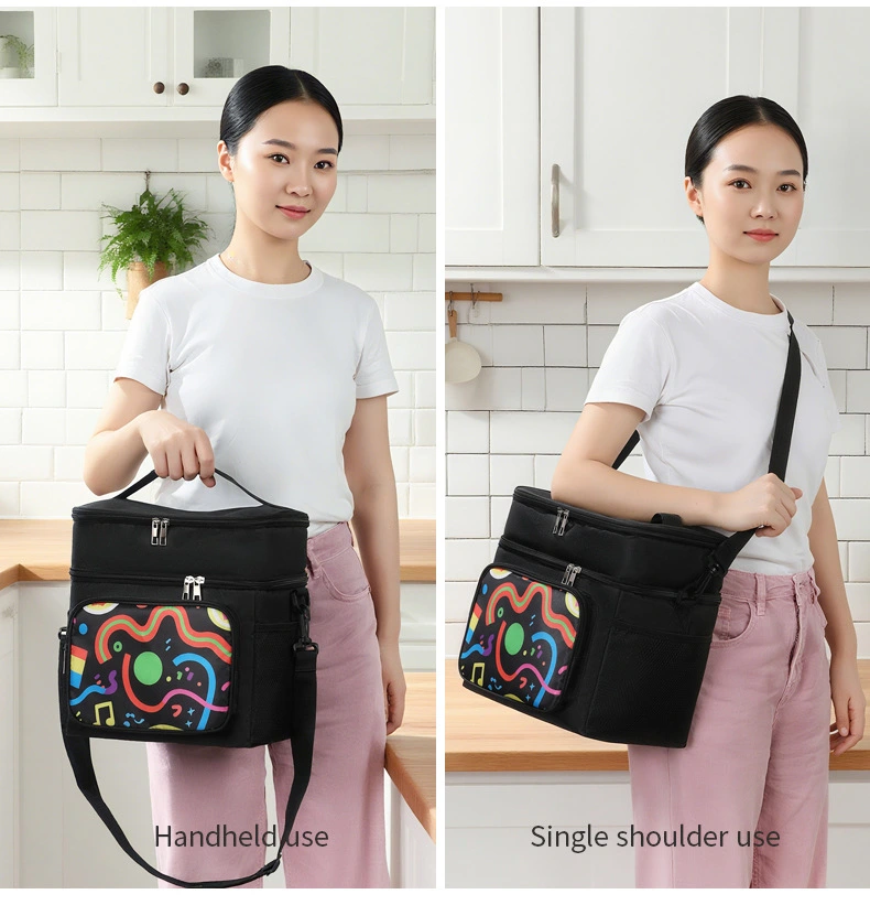 Multi-functional insulated ice packs, picnic bags, portable refrigerated bags, crossbody bags, outdoor tableware storage boxes, insulated boxes, aluminum foil bags detail image 18