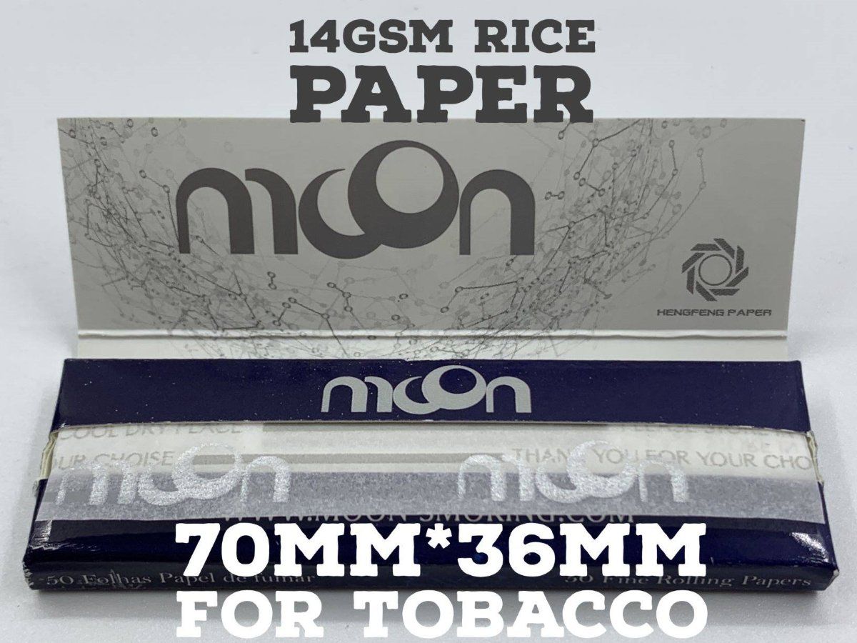 Moon Rolling Paper King Size Blue 手卷纸 Specification image