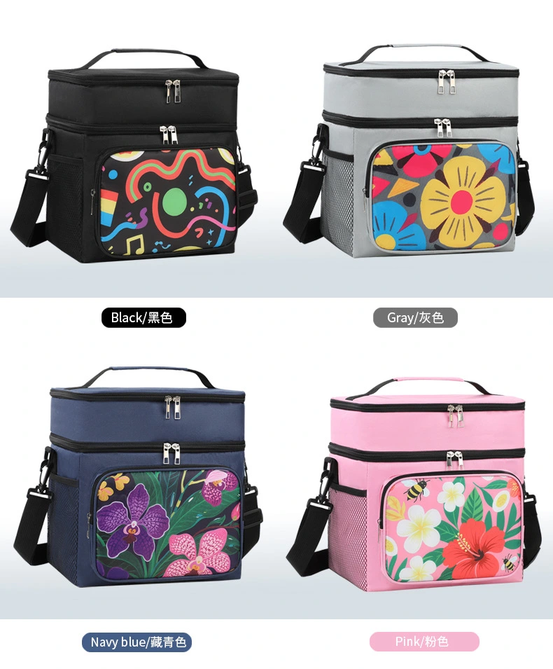 Multi-functional insulated ice packs, picnic bags, portable refrigerated bags, crossbody bags, outdoor tableware storage boxes, insulated boxes, aluminum foil bags detail image 4
