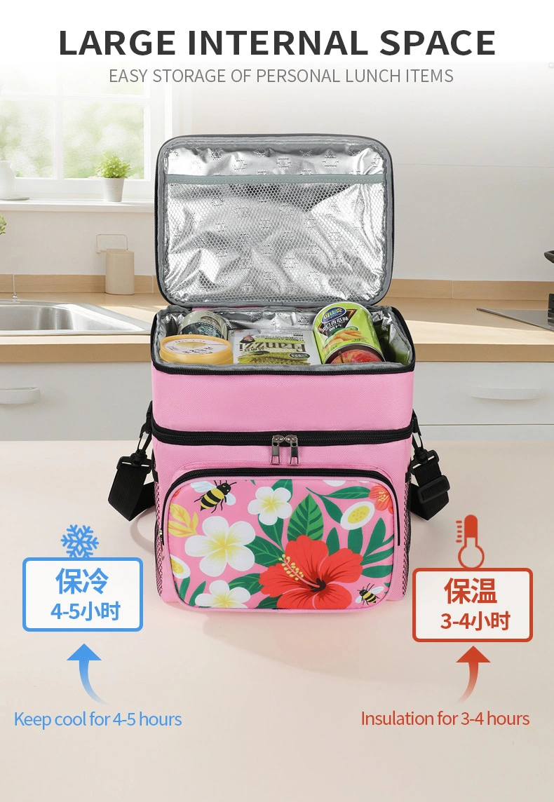 Multi-functional insulated ice packs, picnic bags, portable refrigerated bags, crossbody bags, outdoor tableware storage boxes, insulated boxes, aluminum foil bags detail image 17