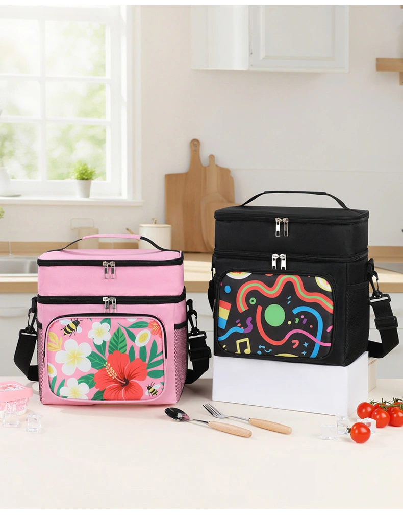 Multi-functional insulated ice packs, picnic bags, portable refrigerated bags, crossbody bags, outdoor tableware storage boxes, insulated boxes, aluminum foil bags detail image 12