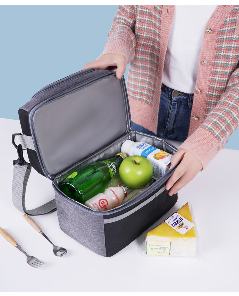 Multi-functional insulated ice packs, picnic bags, portable refrigerated bags, crossbody bags, outdoor tableware, insulated boxes, aluminum foil bags - essential for travel detail image 4