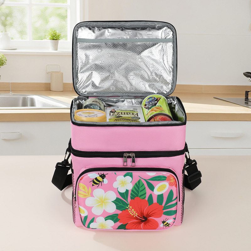 Multi-functional insulated ice packs, picnic bags, portable refrigerated bags, crossbody bags, outdoor tableware storage boxes, insulated boxes, aluminum foil bags