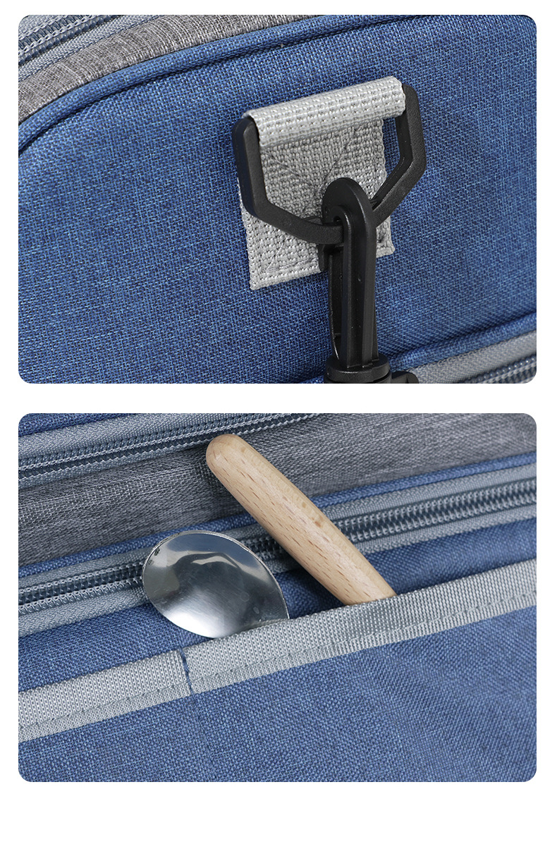 Multi-functional insulated ice packs, picnic bags, portable refrigerated bags, crossbody bags, outdoor tableware, insulated boxes, aluminum foil bags - essential for travel detail image 11