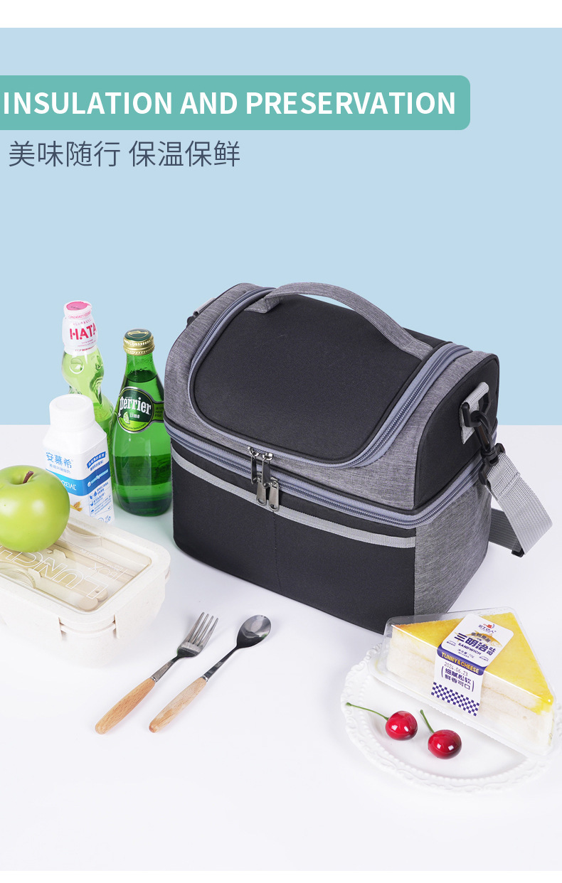 Multi-functional insulated ice packs, picnic bags, portable refrigerated bags, crossbody bags, outdoor tableware, insulated boxes, aluminum foil bags - essential for travel detail image 5