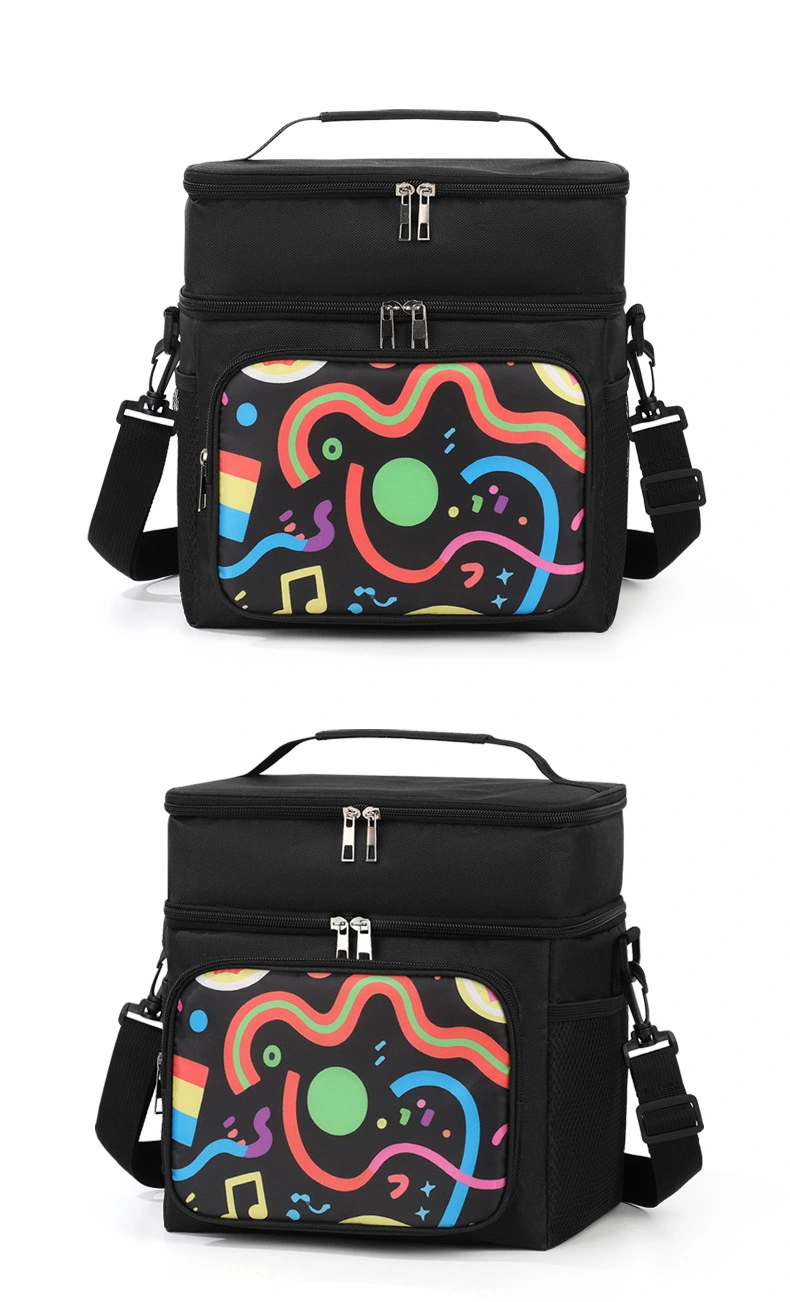 Multi-functional insulated ice packs, picnic bags, portable refrigerated bags, crossbody bags, outdoor tableware storage boxes, insulated boxes, aluminum foil bags detail image 7