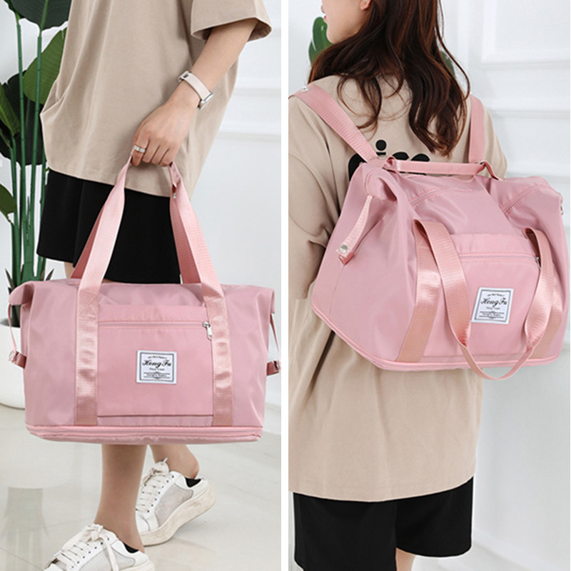 A double-shoulder expandable hand-held luggage bag, a lightweight travel bag for men and women, and a large-capacity multi-functional storage bag