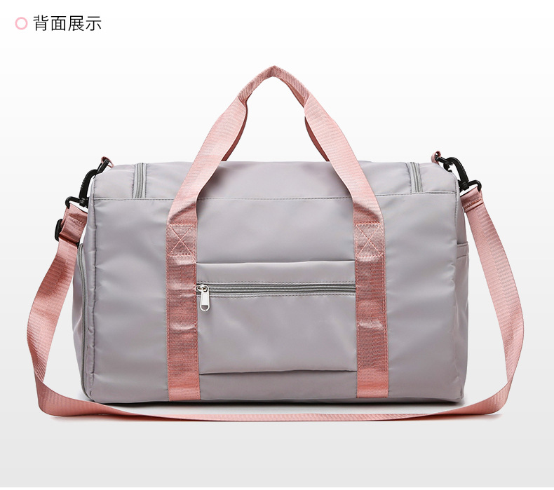 Fitness bags, dry and wet separation swimming training bags, shoe compartment style luggage bags, multi-functional single-shoulder travel bags, sports bags detail image 11