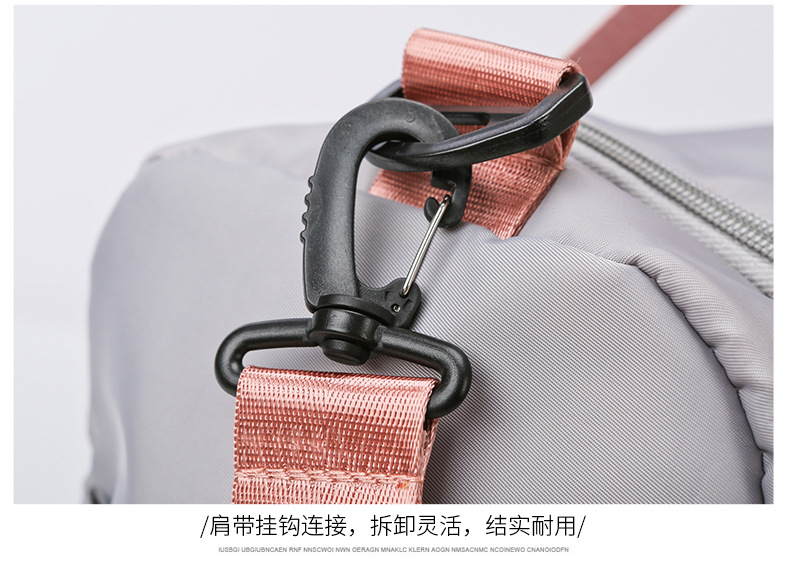 Fitness bags, dry and wet separation swimming training bags, shoe compartment style luggage bags, multi-functional single-shoulder travel bags, sports bags detail image 17