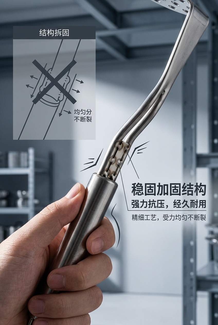 土豆泥压泥器儿童辅食薯压不锈钢捣泥器红薯捣碎器水果压泥器详情7