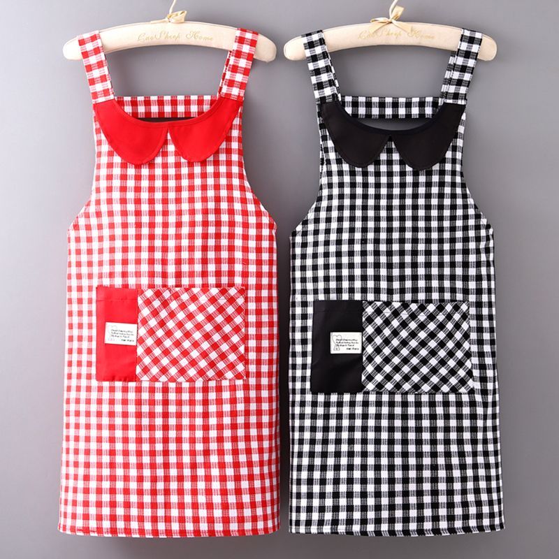 Kitchen influencers cook at home with aprons. The new, fresh, breathable and stylish waist wrap without sleeves for work Item Picture