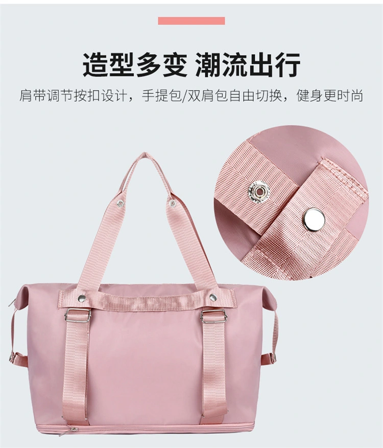 A double-shoulder expandable hand-held luggage bag, a lightweight travel bag for men and women, and a large-capacity multi-functional storage bag detail image 15