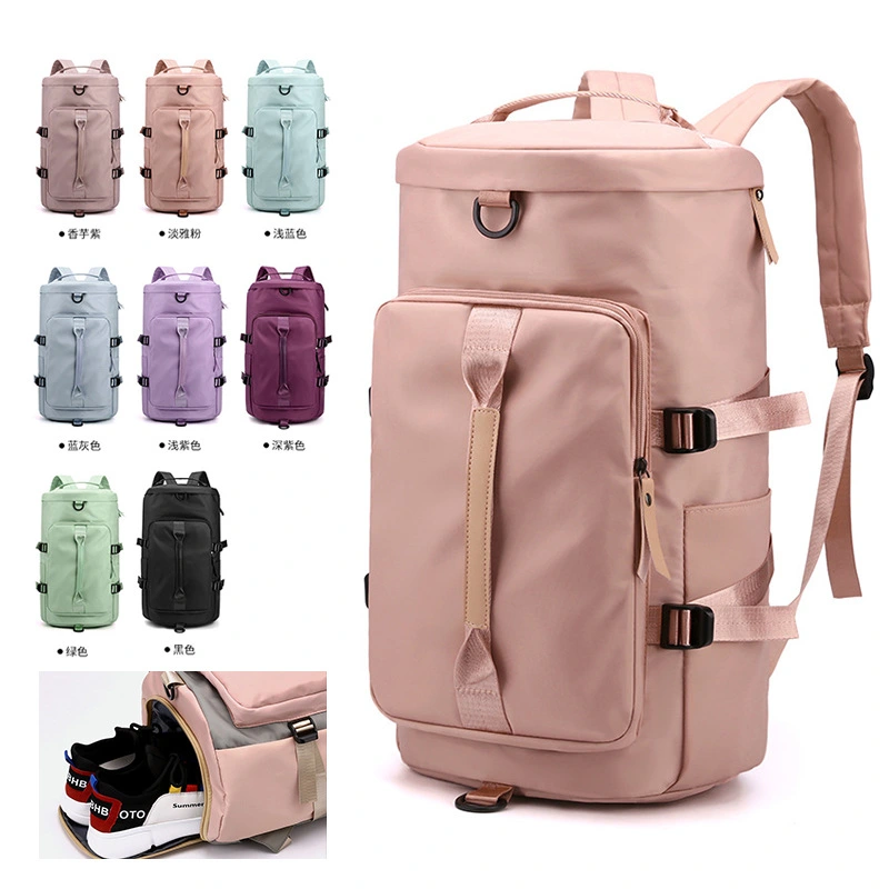 Multi-functional dry-wet separation sports travel bag, luggage bag, large capacity, lightweight, waterproof, suitable for both men and women, three-in-one bag detail image 3