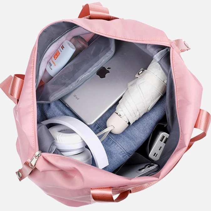 A double-shoulder expandable hand-held luggage bag, a lightweight travel bag for men and women, and a large-capacity multi-functional storage bag detail image 3