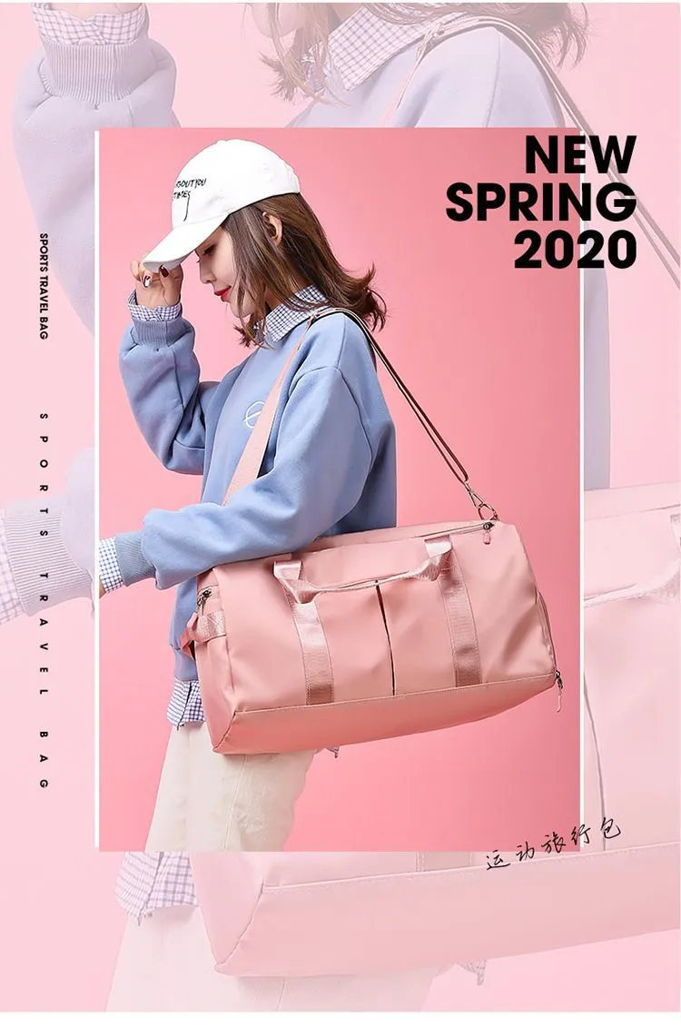 Multi-functional dry-wet separation travel bag, large-capacity luggage bag, sports bag, portable casual bag, suitable for both men and women detail image 5