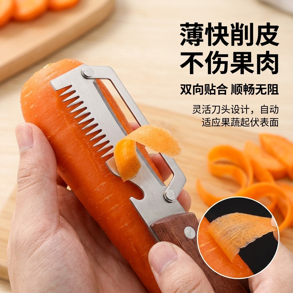 削皮器/削皮刀/厨房用品/2元商品区/全自动洗衣机产品图