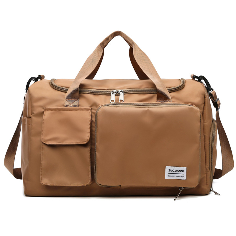 Fitness bags, dry and wet separation swimming training bags, shoe compartment style luggage bags, multi-functional single-shoulder travel bags, sports bags Specification image