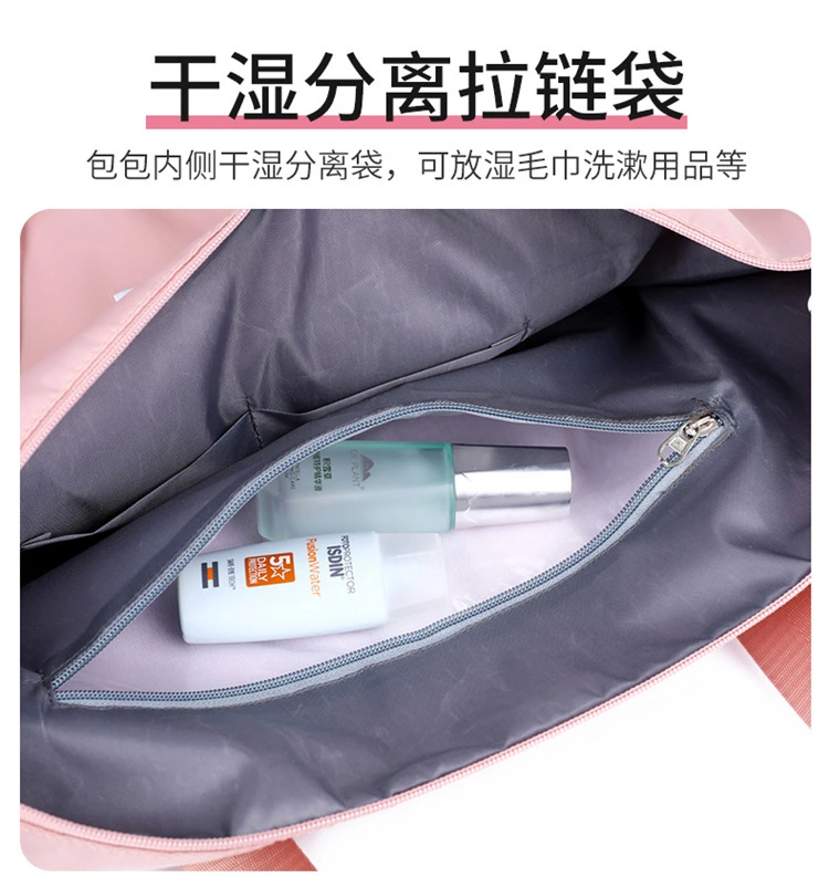 A double-shoulder expandable hand-held luggage bag, a lightweight travel bag for men and women, and a large-capacity multi-functional storage bag detail image 12