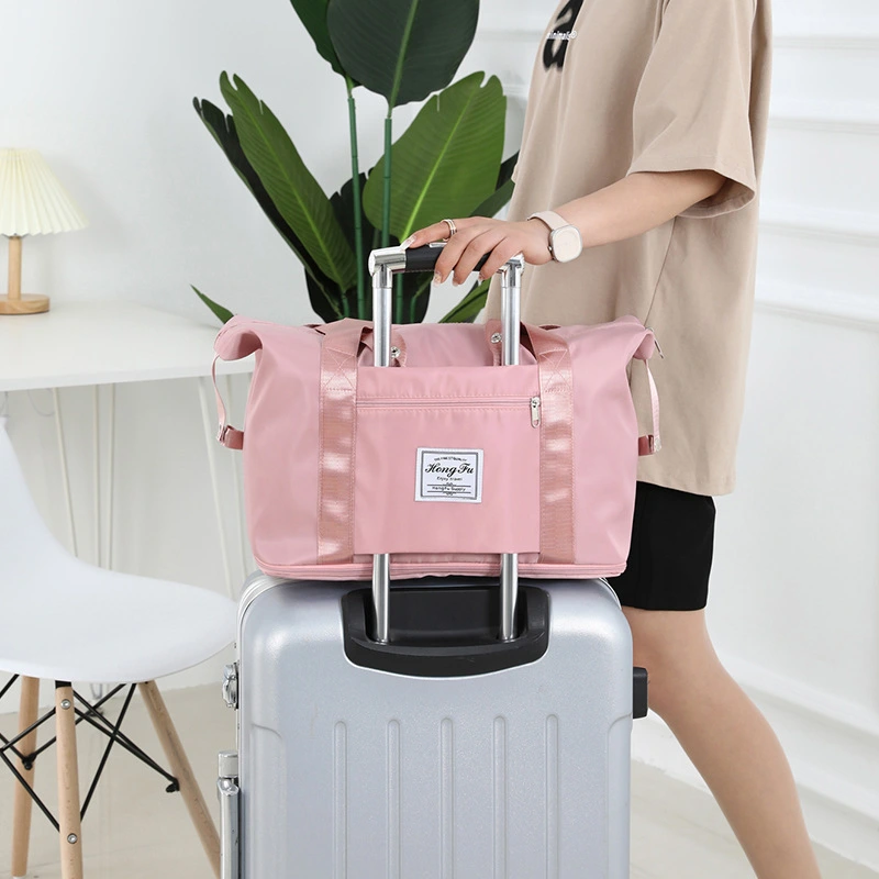 A double-shoulder expandable hand-held luggage bag, a lightweight travel bag for men and women, and a large-capacity multi-functional storage bag detail image 2
