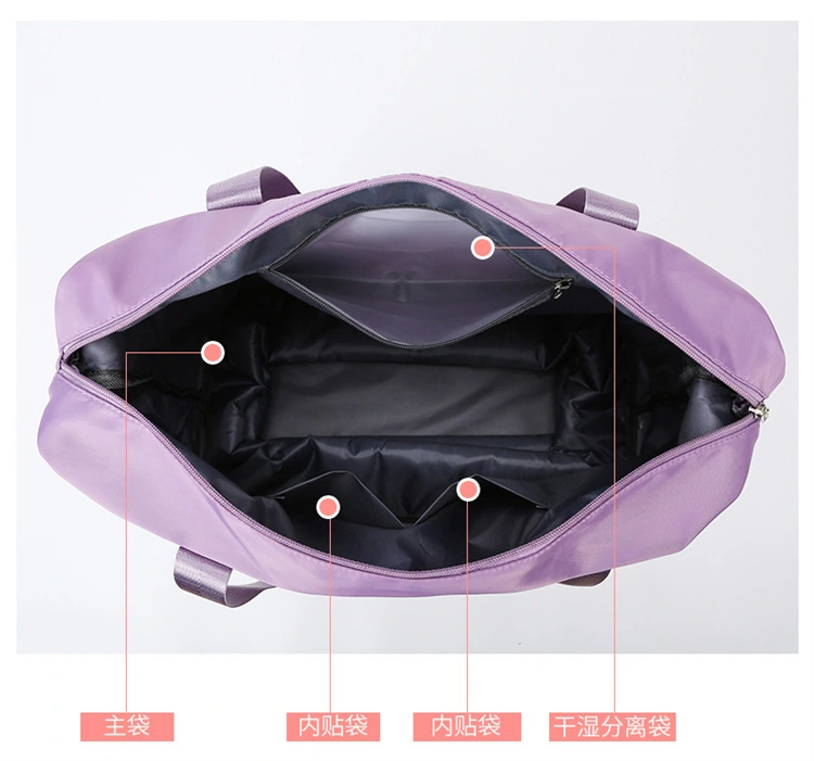 290 travel bag, large-capacity three-layer expandable long and short distance delivery bag, waterproof dry and wet separation detachable universal wheel luggage bag detail image 18