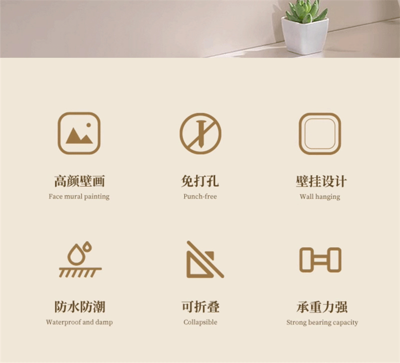 莫奈风景浴室装饰画便于放衣服现代油画详情4