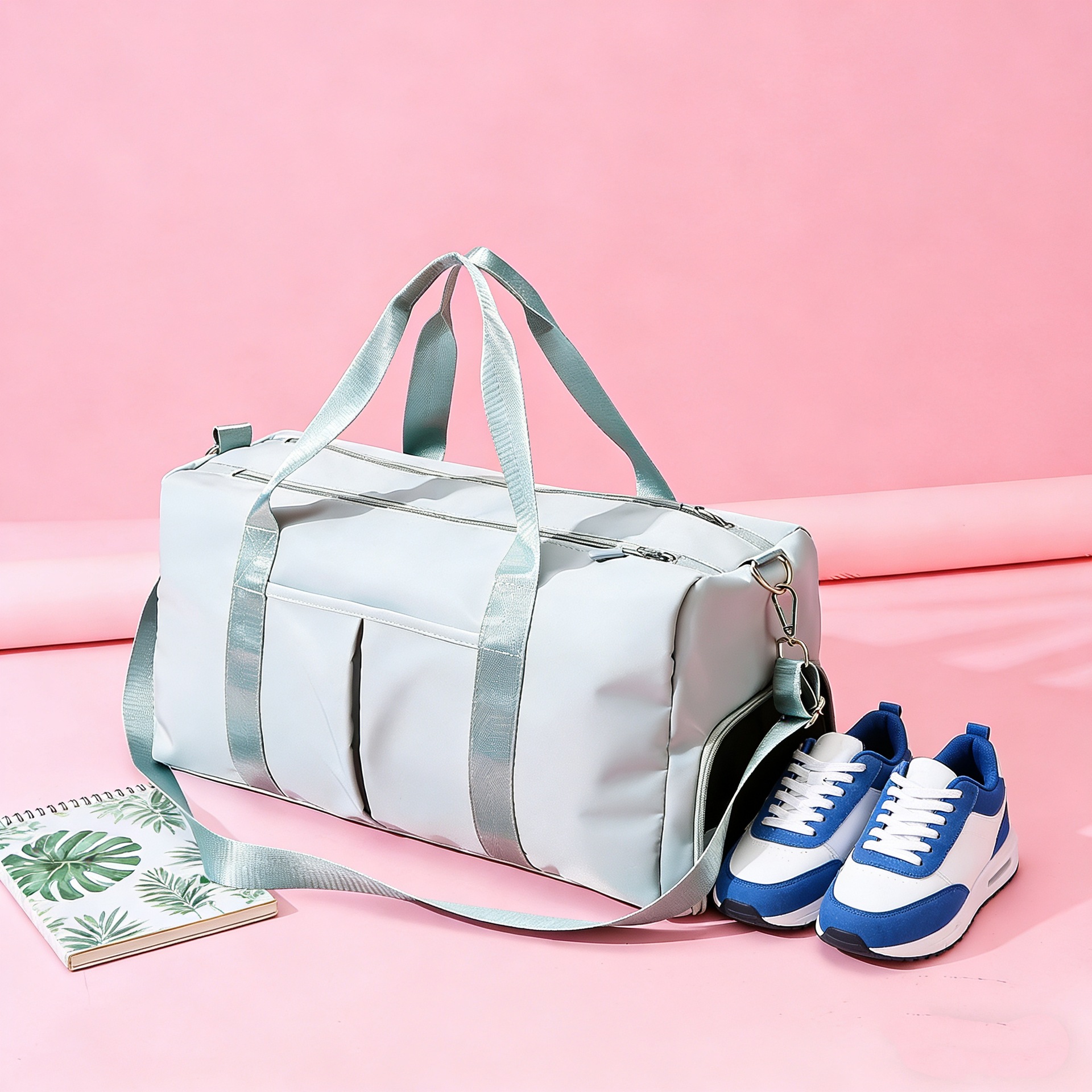 Multi-functional dry-wet separation travel bag, large-capacity luggage bag, sports bag, portable casual bag, suitable for both men and women