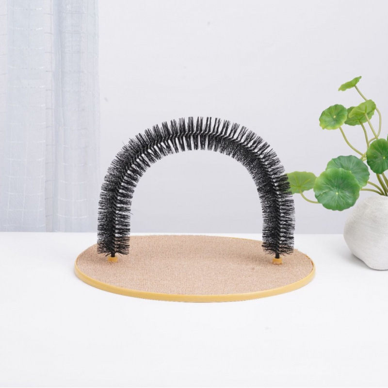 Cross-border best-selling cat brush, arch brush, tickle, cat toy, cat scratcher, cat massager details Picture