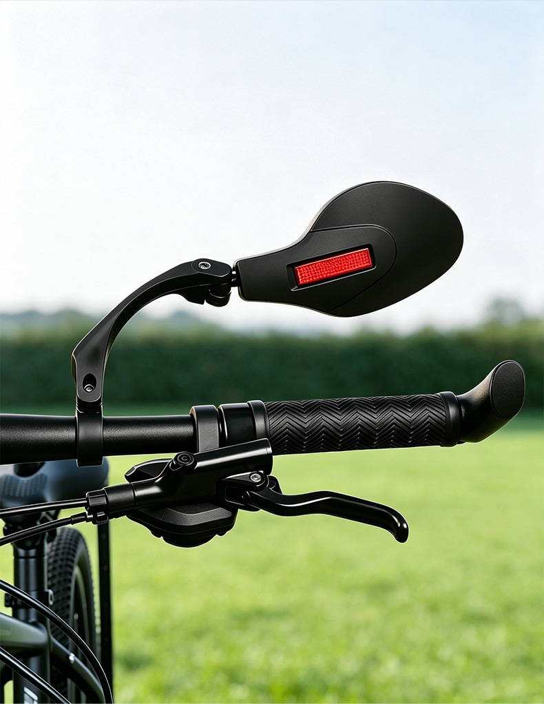BG-5097, 202203 Oval rearview mirror, bicycle handlebar rearview mirror, flat bicycle rearview mirror, mountain rearview mirror, adjustable rearview mirror for cycling pic 14