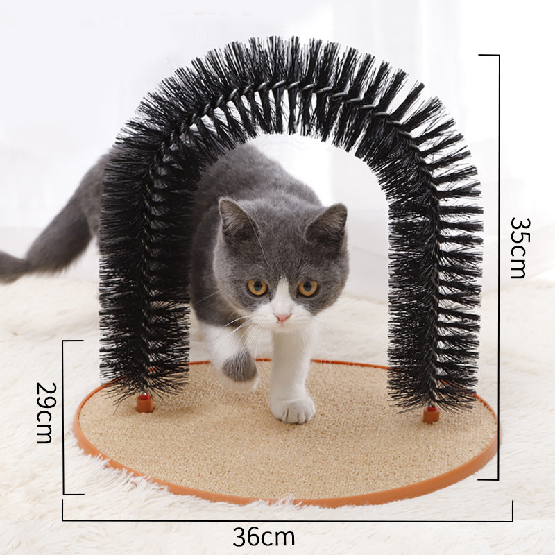 Cross-border best-selling cat brush, arch brush, tickle, cat toy, cat scratcher, cat massager Application Scenario