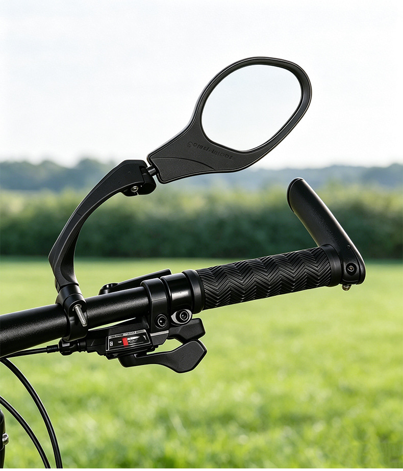 BG-5097, 202203 Oval rearview mirror, bicycle handlebar rearview mirror, flat bicycle rearview mirror, mountain rearview mirror, adjustable rearview mirror for cycling pic 15
