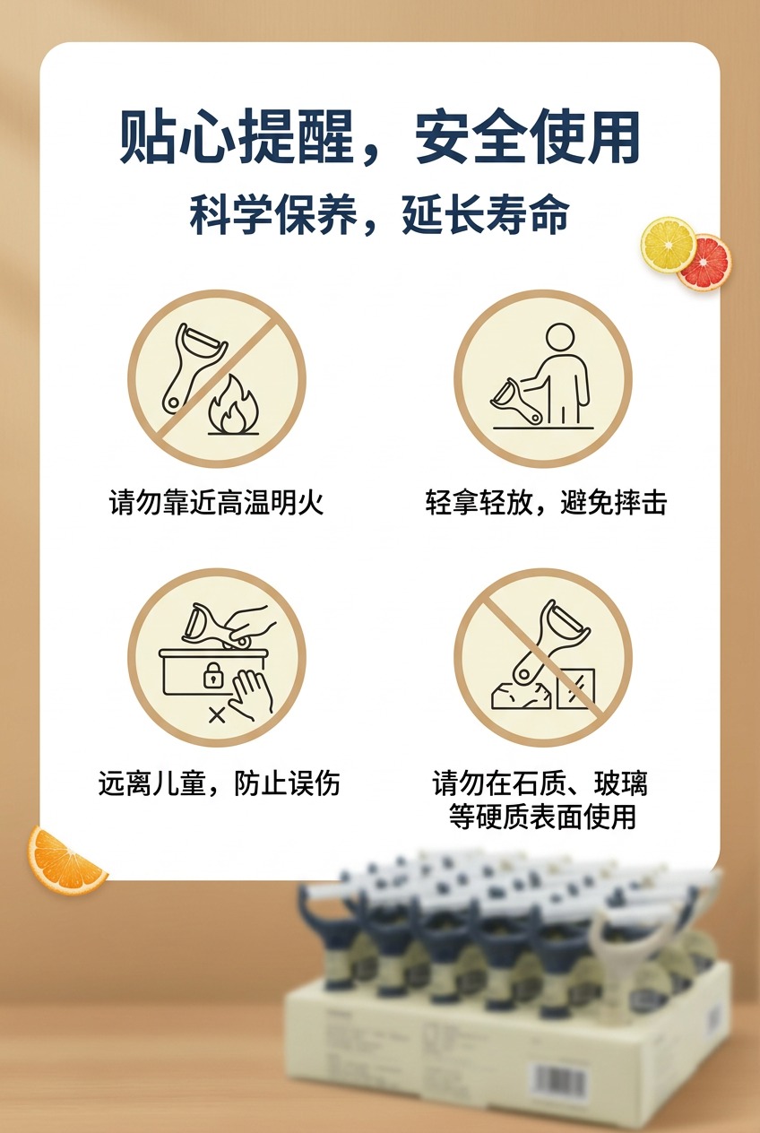 家用不锈钢水果刀瓜果刀苹果削皮刀刨皮刀去皮器土豆皮刮皮详情9