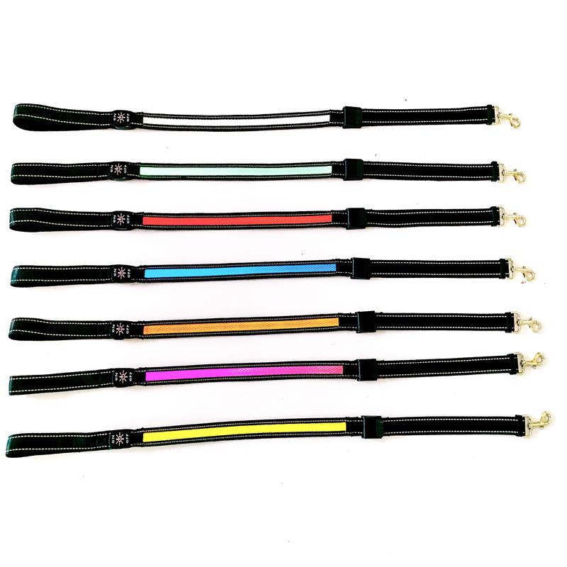 LED luminoso type-c recargable nylon mesh cloth pet collar para perros grandes y pequeños a prueba de agua cuello cuello manga tira Item Picture