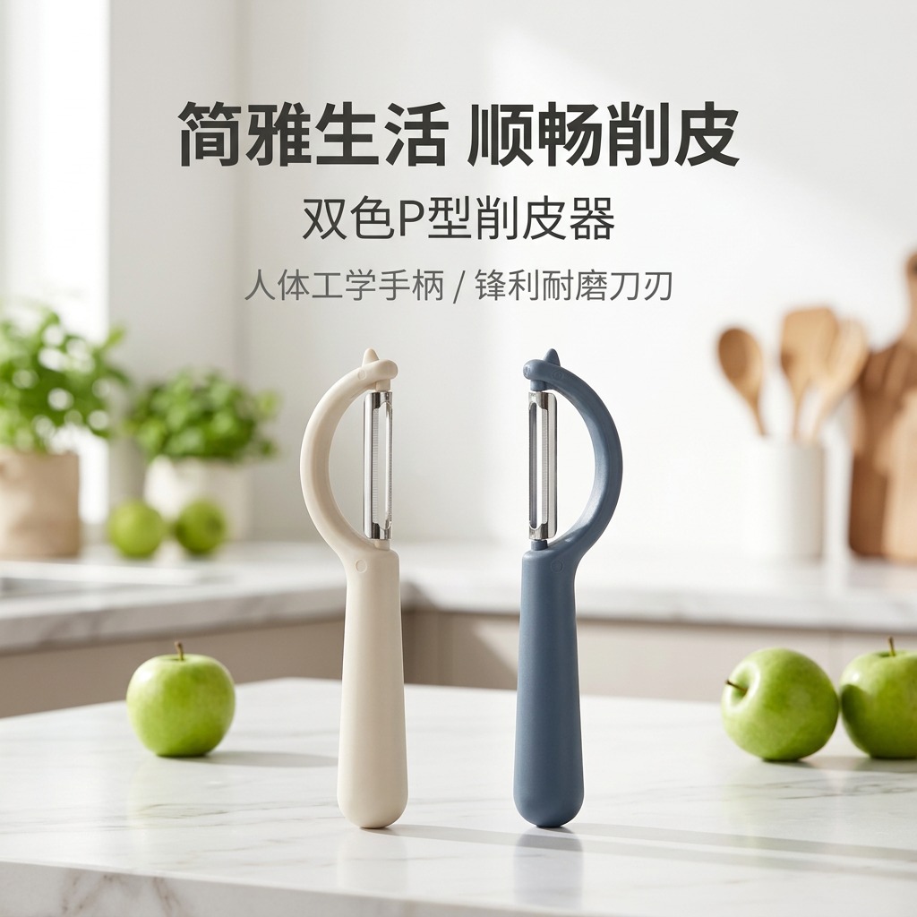 不锈钢削皮器刮皮刀削皮刀厨房专用家用土豆去皮神器水果蔬菜瓜刨P形