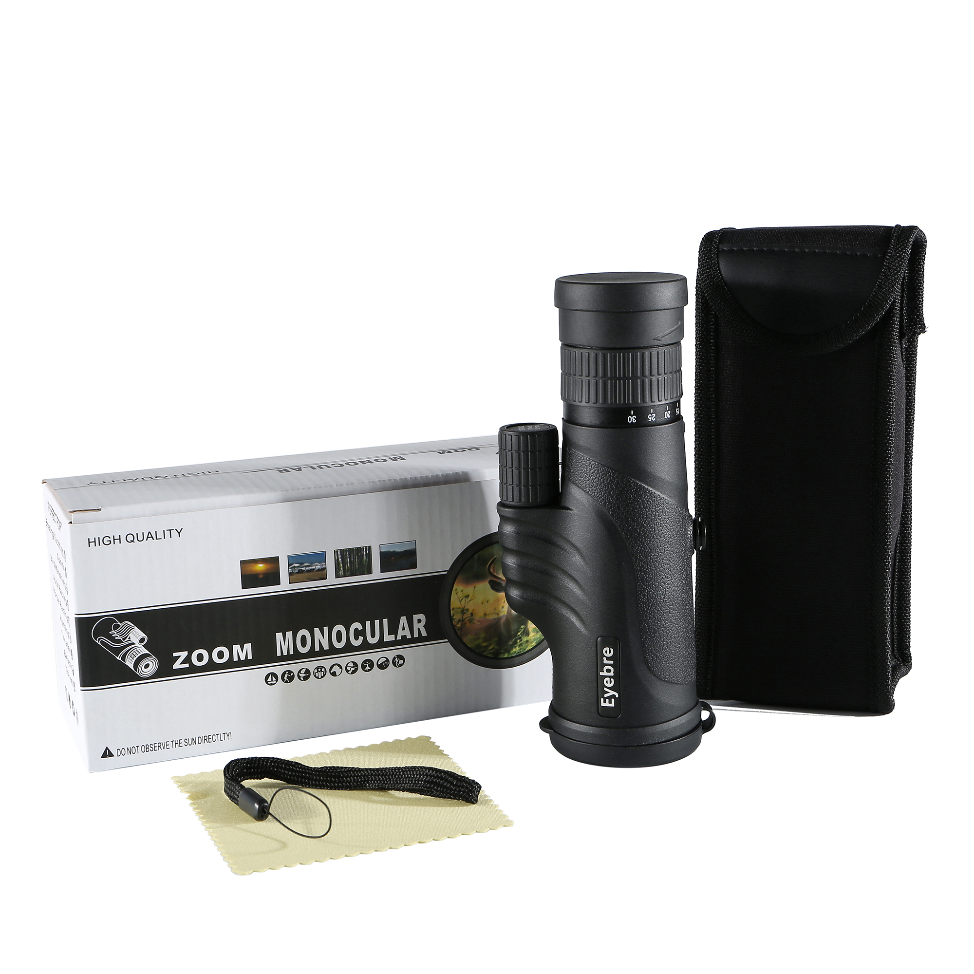 Eyebre 10-30x42 multiplicado monocilindro hd para observación al aire libre visión nocturna ligera Item Picture