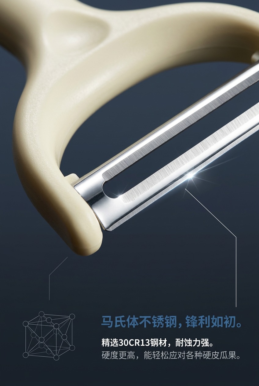家用不锈钢水果刀瓜果刀苹果削皮刀刨皮刀去皮器土豆皮刮皮详情2
