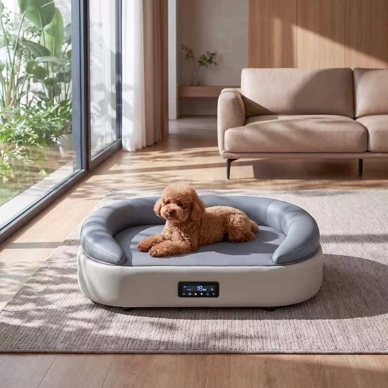 Pet-specific smart pet sofa with warm and comfortable multi-functional water circulation and constant temperature Application Scenario