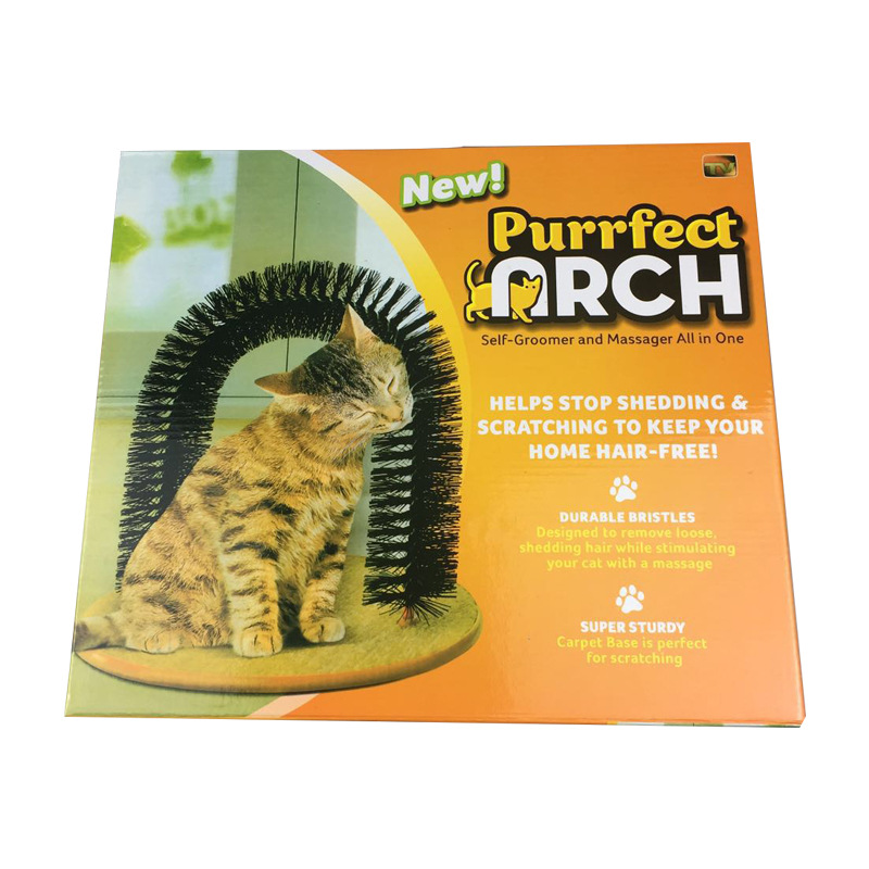 Cross-border best-selling cat brush, arch brush, tickle, cat toy, cat scratcher, cat massager Specification image