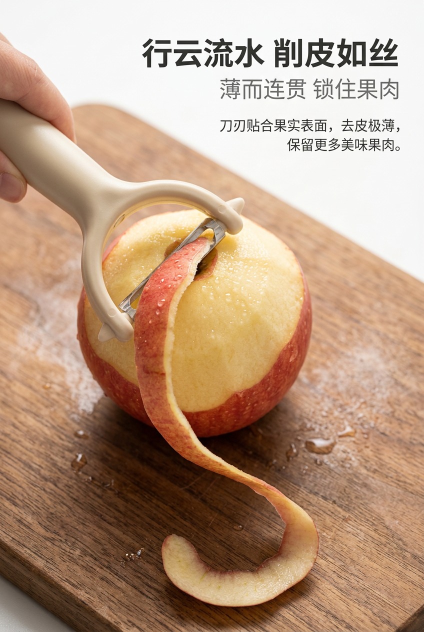 不锈钢削皮器刮皮刀削皮刀厨房专用家用土豆去皮神器水果蔬菜瓜刨P形详情5
