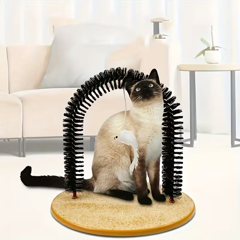 Cross-border best-selling cat brush, arch brush, tickle, cat toy, cat scratcher, cat massager