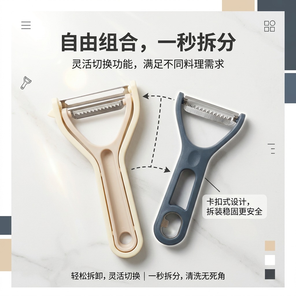 削皮刀/削皮器/厨房用品/切割刀片/2元商品区产品图