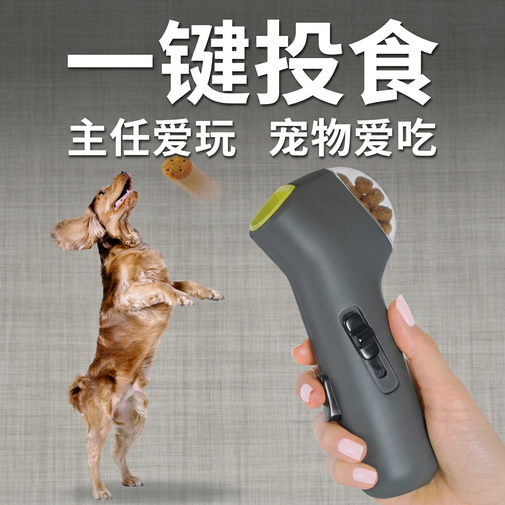 Nuevo modelo pet feeder dog training products catapulta de comida juguete para perros alimentador para perros