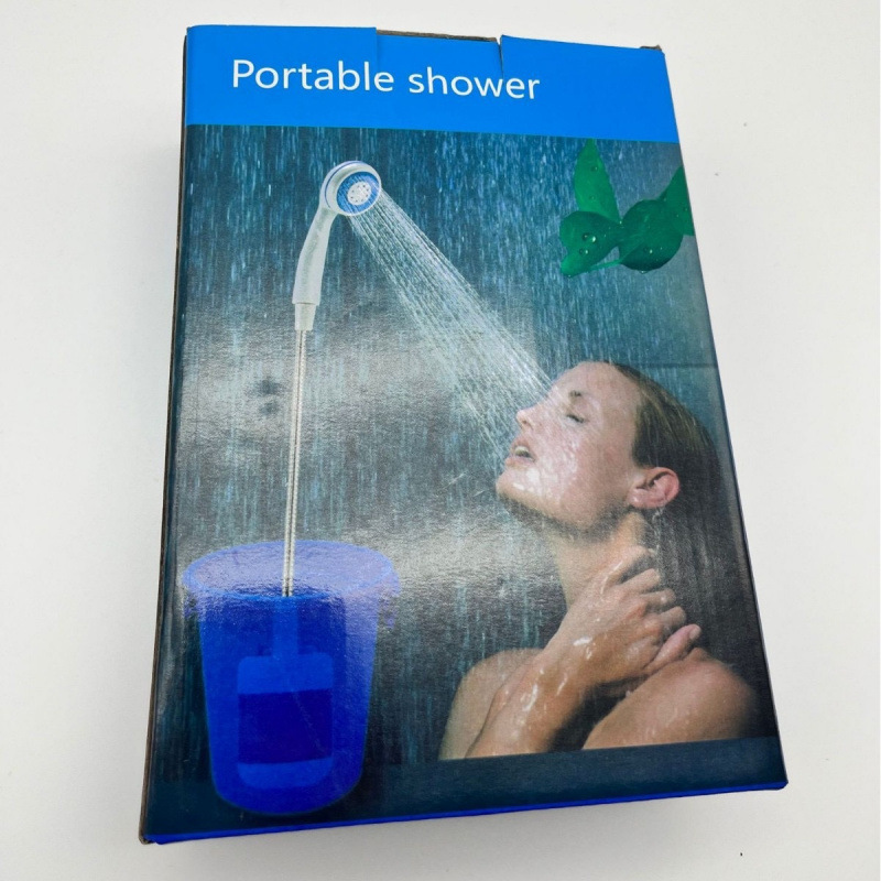 Cross-border portable USB charging outdoor bathing wonder, camping, construction site, dormitory, household electric mobile showerhead cover