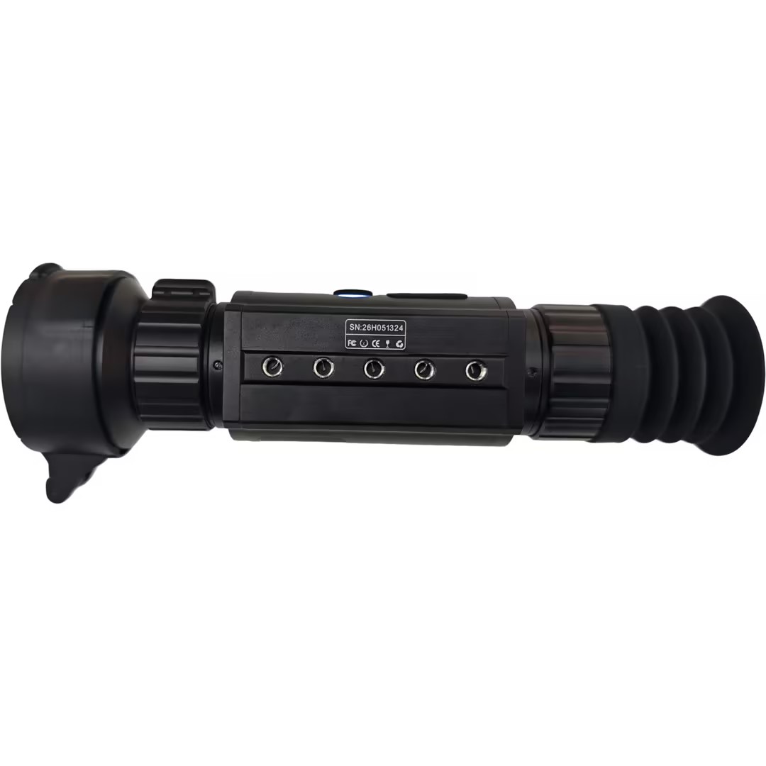 Eyebre TRS series thermal imaging sight 384 resolution 45mm lens built-in LRF laser ranging outdoor infrared thermal imaging night vision device details Picture