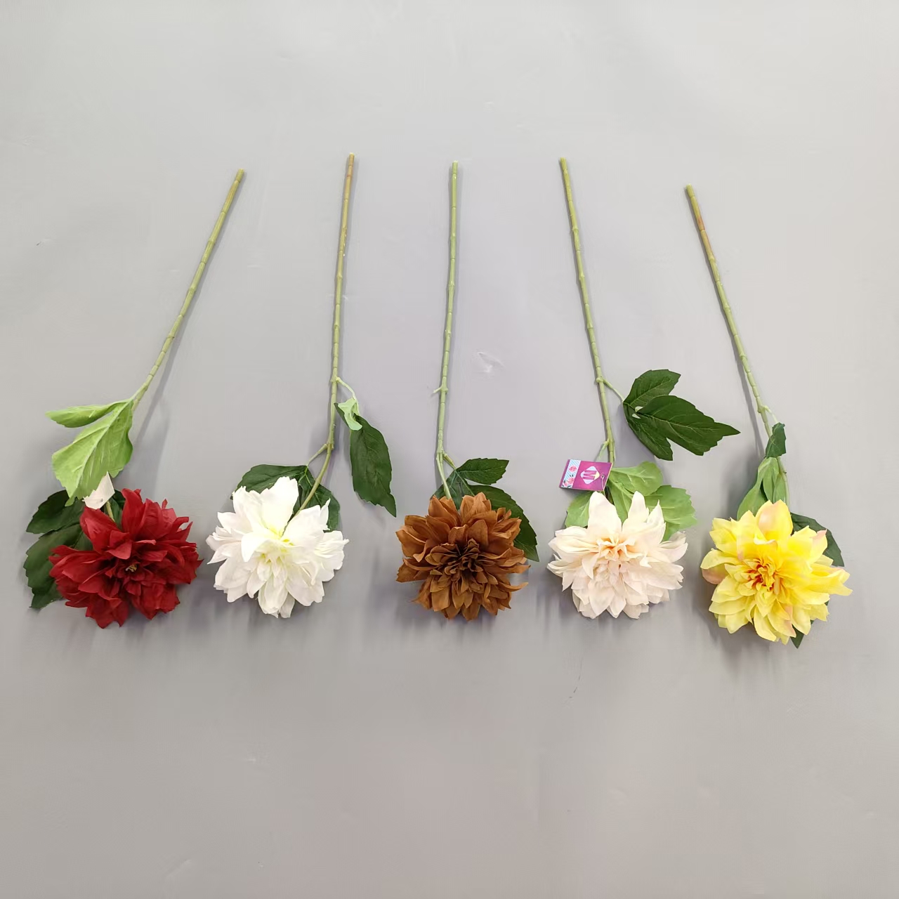 仿真花假花盆景单支大丽花装饰品