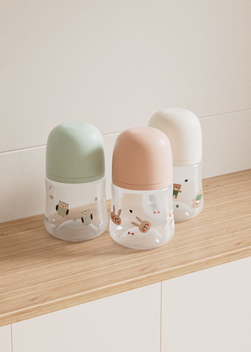 【OSEO】26Q3#XTQ6015 Baby and mother bottle, a safe, durable and multi-functional baby feeding product for children and infants pic 2