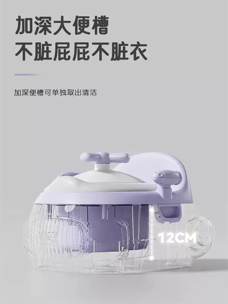 【OSEO】26Q3#T1PU Children's Special Toilet Seat, Children's toilet seat, baby toilet bowl, training convenient and comfortable Specification image