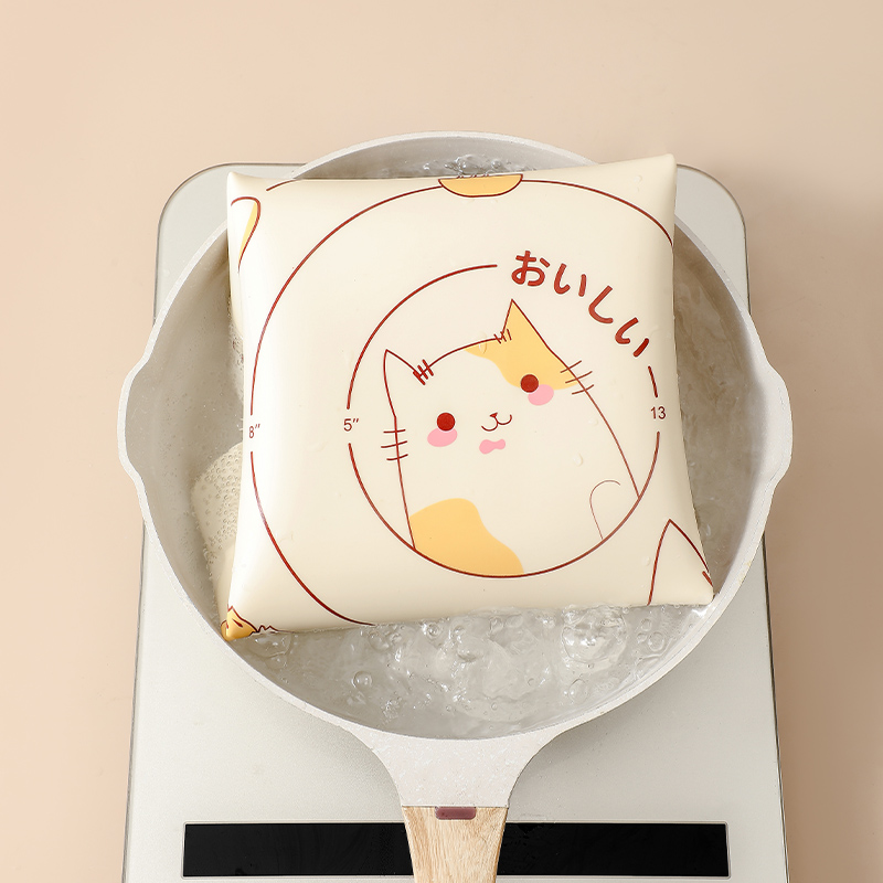 [CL] 25Q4#088 beige gato patrón rolling pad usanal hierro madera sin patchwork tabla de cortar multifuncional suministros de cocina Specification image