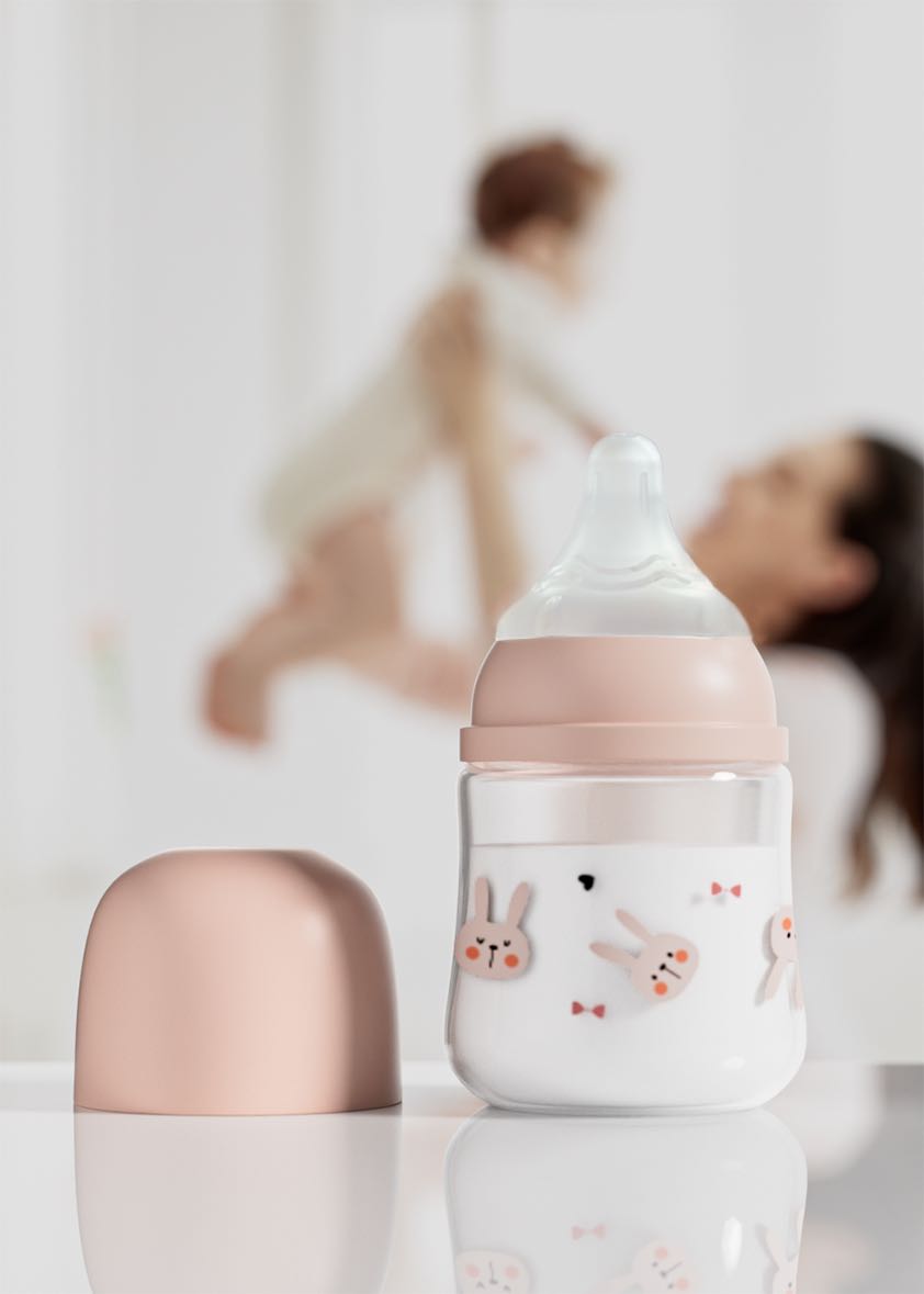 【OSEO】26Q3#XTQ6015 Baby and mother bottle, a safe, durable and multi-functional baby feeding product for children and infants pic 3