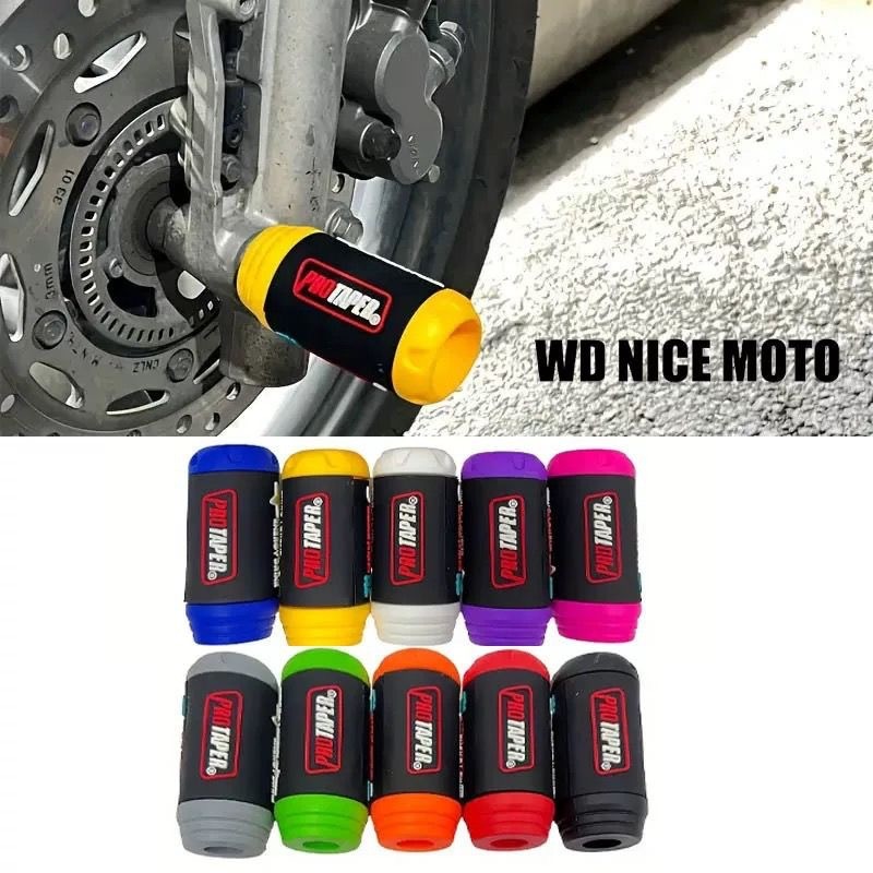 251105 Motorcycle anti-drop rod Rubber head motorcycle anti-drop protection rod off-road cross-riding anti-drop rubber rod anti-drop guard bar bumper Specification image